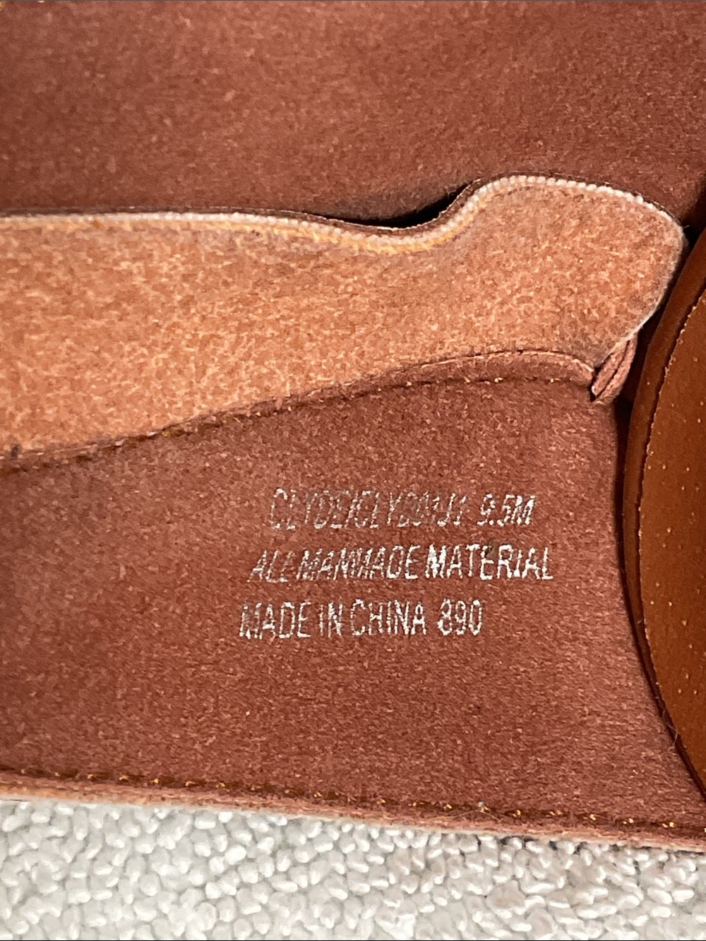Madden Girl Clyde Cognac Tan Strappy Stacked Block Heel Sandals Size 9.5M - Picture 9 of 12